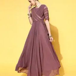 Women Embroidered Anarkali Kurta-image-74