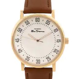 Men Analogue Watch with Tang Buckle Closure-image-39
