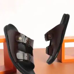 Men Slip-On Sandals with Buckle-Accent-image-73