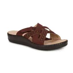 Embellished Slip-on Flat Sandals-7