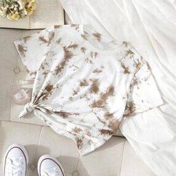 alisba Women Tie & Dye Round-Neck Top-picture-5
