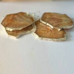 Set of 4 Gold-Plated Coasters-40