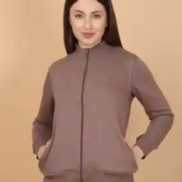 Women Regular Fit Zip-Front Sweatshirt-image-57