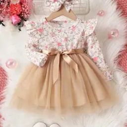Women Floral Print Fit & Flare Dress with Tie-Up Belt-28