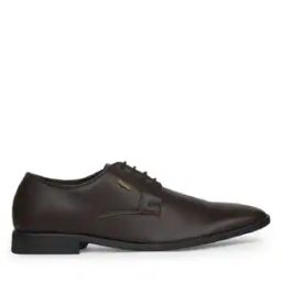 Men Lace Fastening Derby with Pointed Toes Shaped-image-10