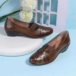 Women Round-Toe Slip-On Heeled Shoes-image-85