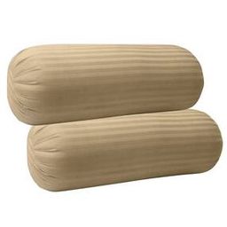 Pack of 2 200 TC Striped Cotton Bolster Covers-32