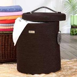 Multipurpose Laundry Basket with Lid-36