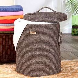Multipurpose Laundry Basket with Lid-image-4