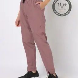 Typographic Print Track Pants with Insert Pockets-image-84