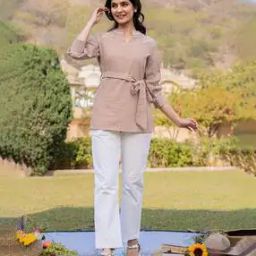 Women Checked Relaxed Fit Top-picture-10