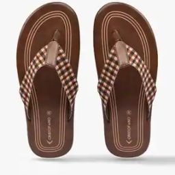 Checkered Thong-Strap Slip-On Sandals-picture-32