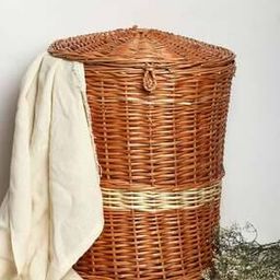 Wicker Laundry Baskets with Lid-image-23