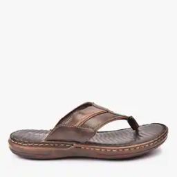 Slip-On Leather Sandals-image-97