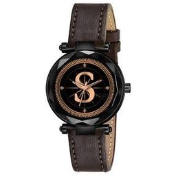 Women Analogue Watch with Leather Strap-image-96