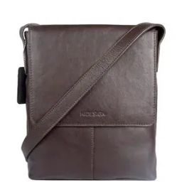 Leather Messenger Bag with Adjustable Strap-image-73