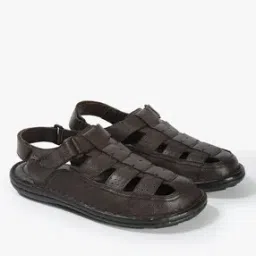 Fisherman Sandals with Velcro Fastening-image-51