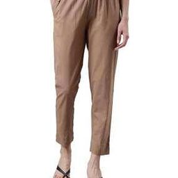 Cotton Pants with Elasticated Waist & Insert pockets-image-5