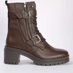 Women Lace-Up Mid-Calf Length Boots-image-17
