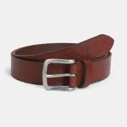 jack & jones Men Logo Embossed Slim Belt with Tang Buckle Closure-picture-45