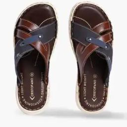 Men Criss-Cross Strappy Slides-image-18