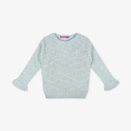 Patterned Knit Crew-Neck Sweater-image-60