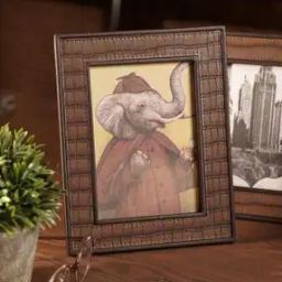 Croco Textured Rectangle Photo Frame-27