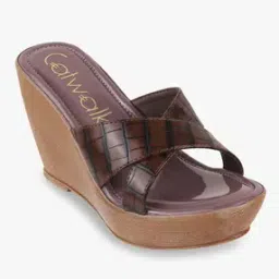 Women Croc-Embossed Wedges-image-0