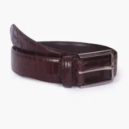 Men Reptilian Pattern Leather Belt-24