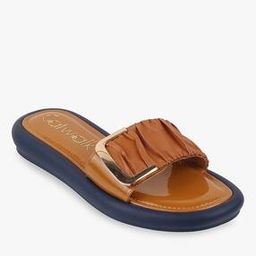 Women Ruched Flat-Sandals-image-44