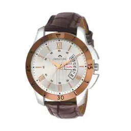 Men SW-G350-SLV-BRW Analogue Watch with Tang Buckle Closure-picture-10