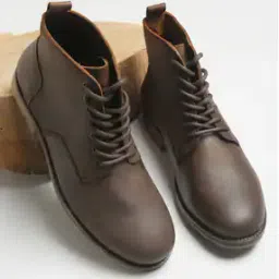 teakwood leathers Lace-up Boots with Genuine Leather Upper-picture-3