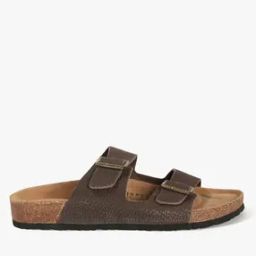 Men Multi-Strap Slip-On Sandals-4