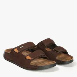 Men Logo Print Double-Strap Sandals-23