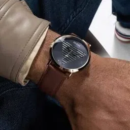guess Analogue Watch with Leather Strap-GW0503G4-picture-7