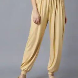 Women Relaxed Fit Harem Pants-image-15
