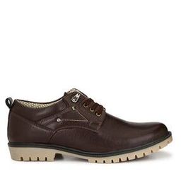 Textured Lace-Up Shoes with Contrast Sole-picture-20