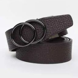 Men Slim Belt with Metal Buckle Closure-image-27