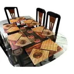 Pack of 6 Graphic Print Table Placemats-image-6