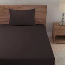 300 TC Striped Single Bedsheet with Pillow Cover-picture-40