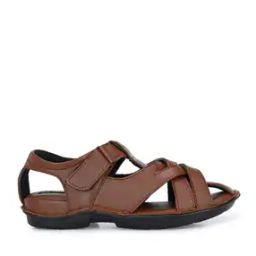 Slip-On Sandals with Velcro Fastening-image-82