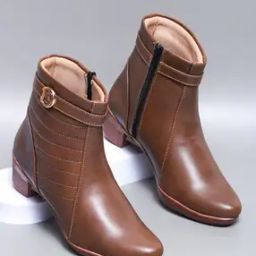 Women Mid Ankle-Length Boots-image-22