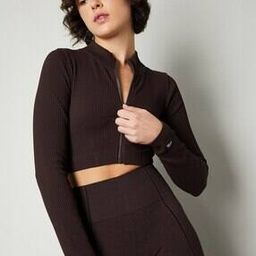 Women Ribbed Cropped Jacket-picture-50