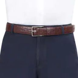 Men Crocs Pattern Belt with Buckle Closure-image-12