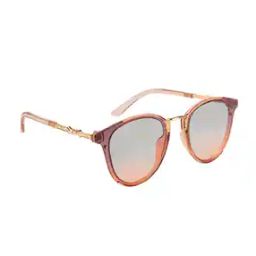 Plastic Frame Oval Sunglasses-12