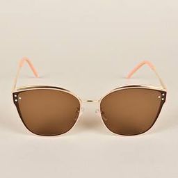 Plastic Frame Cat-Eye Shaped Sunglasses-image-13
