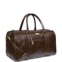 Men Croc-Embossed Duffel Bag with Detachable Strap-27