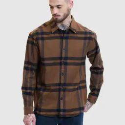 Men Checks Shacket-45