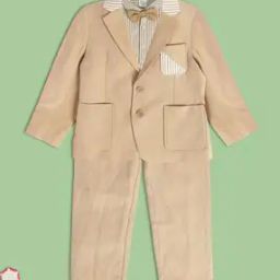 Boys Regular Fit Blazer with Trousers & Shirt-image-33