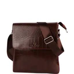 Men Reptilian Pattern Crossbody Sling Bag-image-69